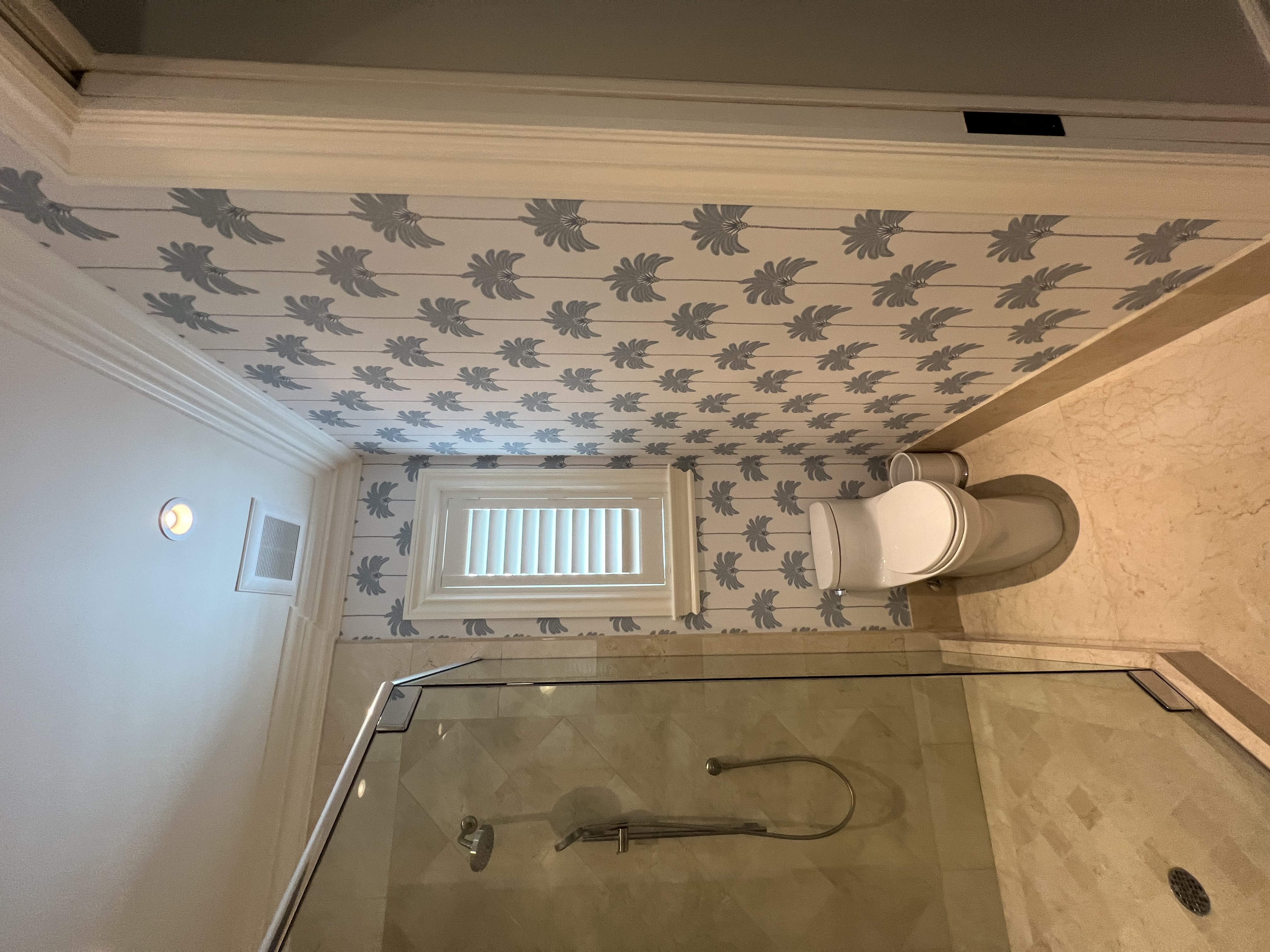 Luxury bedroom wallpaper installation - Colee Hammock, Fort Lauderdale