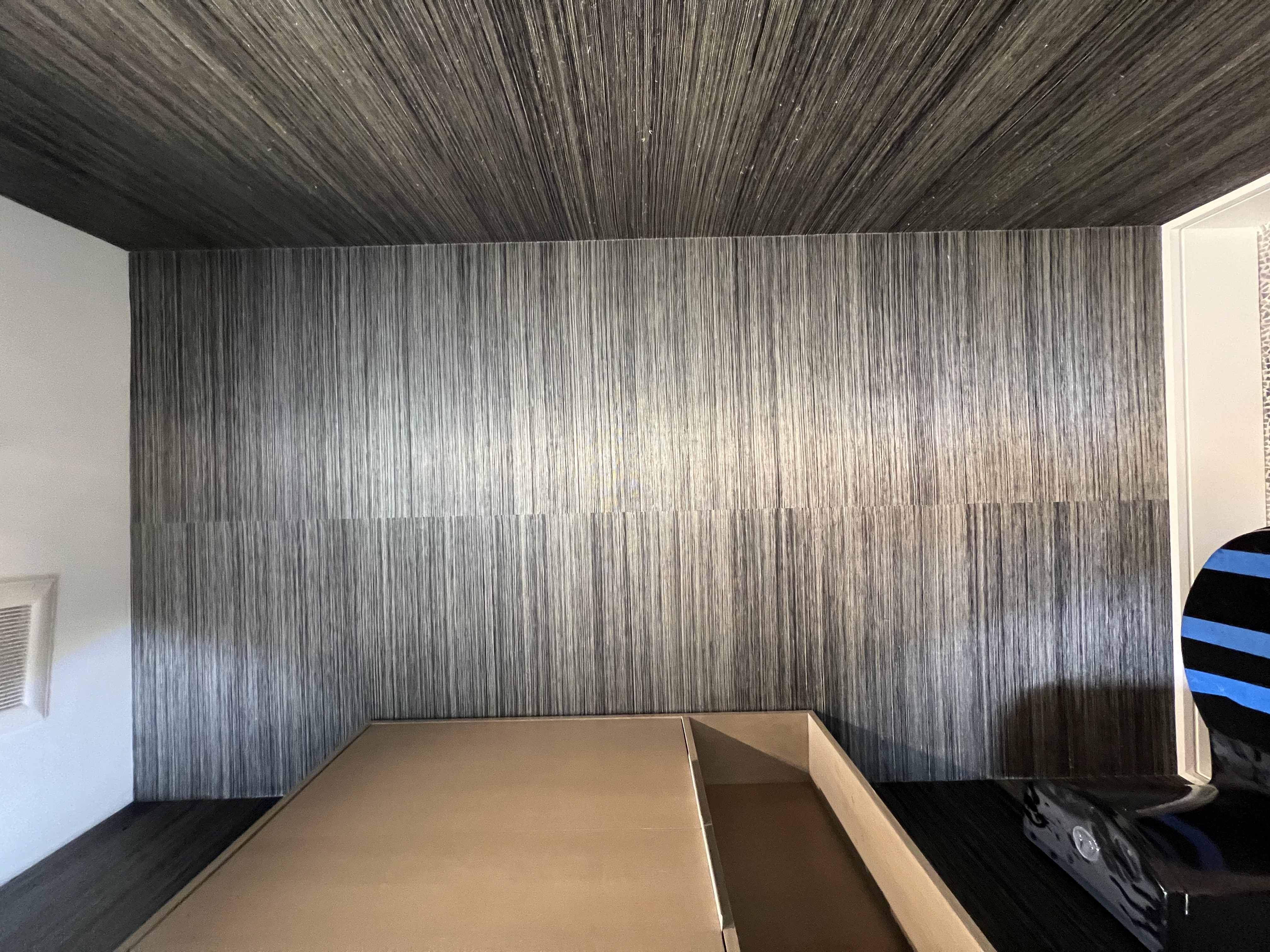 Bathroom wallpaper installation - Historic Downtown Hollywood