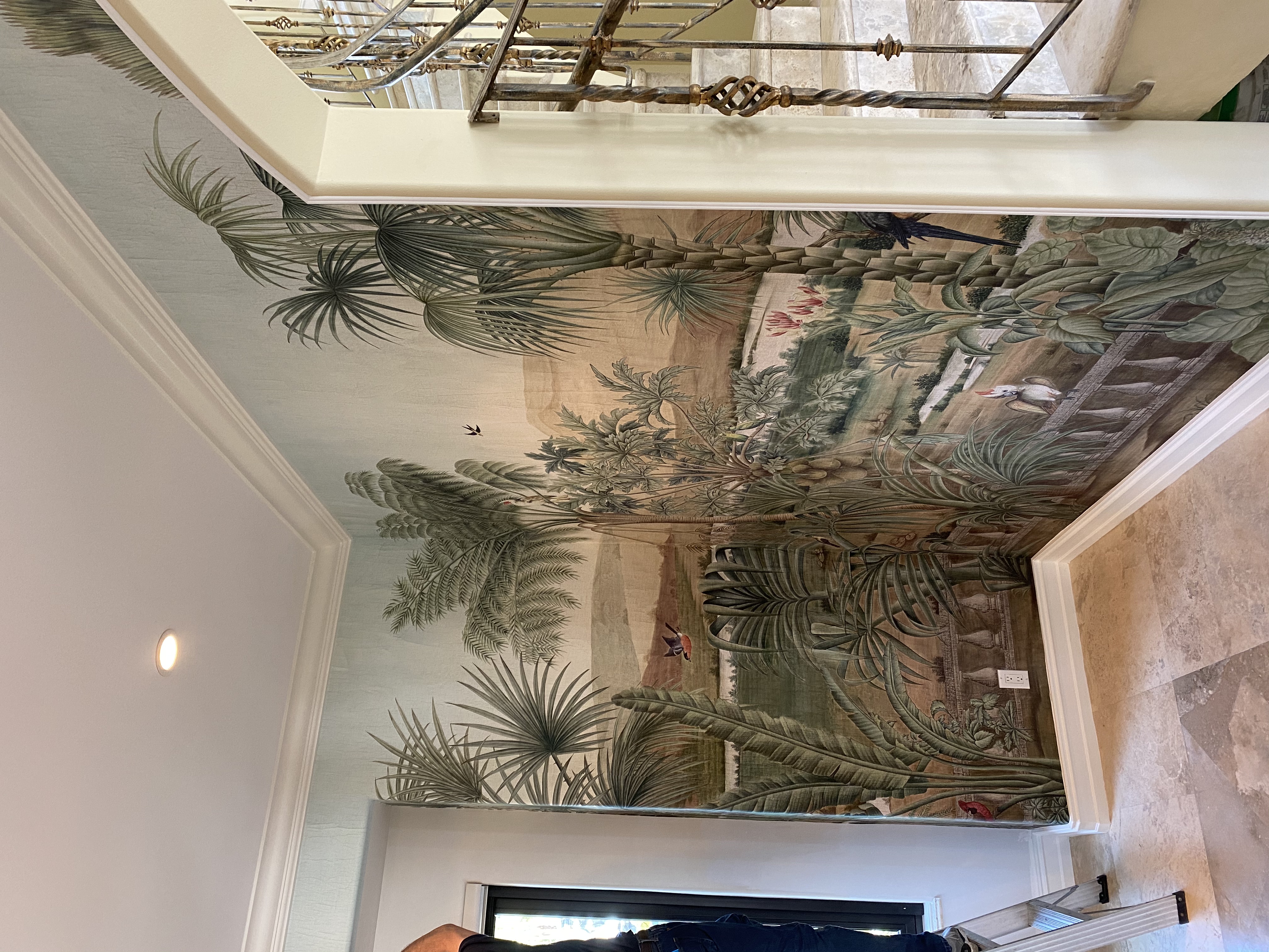 Office wallpaper installation - Flagler Village Fort Lauderdale